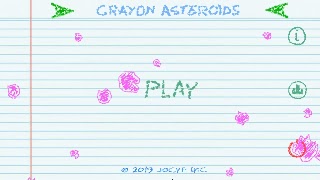 Crayon Asteroids screenshot 2