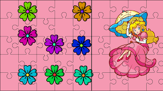 Princess Peach : Jigsaw Puzzle 海報