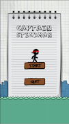 برنامه‌نما Captain Stickman عکس از صفحه