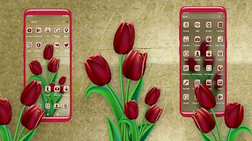 Red Tulips Theme screenshot 3