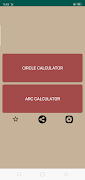 Circle and Arc Calculator Pro اسکرین شاٹ 1