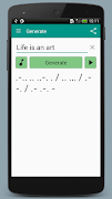Morse Code Generator اسکرین شاٹ 6