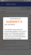 Error codes تصوير الشاشة 2