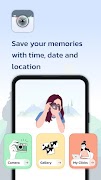 Time Stamp Camera الملصق