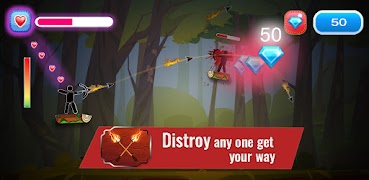 Stickman Ninja captura de pantalla 1