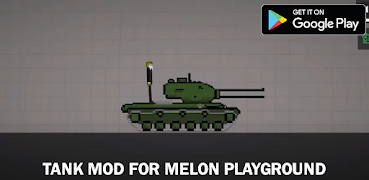 Tank mod for Melon Playground پوسٹر