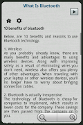 برنامه‌نما What Is Bluetooth عکس از صفحه