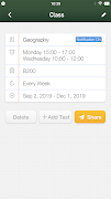 ClassTable - Study Timetable & ภาพหน้าจอ 2