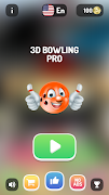برنامه‌نما 3D Pro Bowling عکس از صفحه