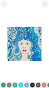 Sandbox Mandala Coloring Book Color By Number page screenshot 5