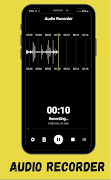 Audio Recorder captura de pantalla 1
