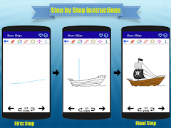 How to Draw Ship Step by Step screenshot 1
