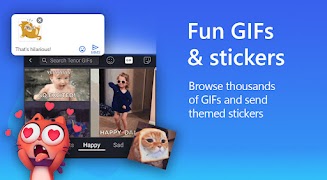 برنامه‌نما Microsoft SwiftKey AI Keyboard عکس از صفحه