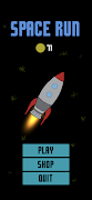 Space Run: Guide Space Rocket Plakat