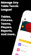 Table Tennis Leagues App पोस्टर