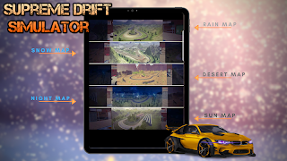Supreme Drift Simulator Affiche