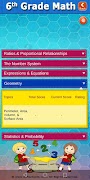 6th Grade Math Test Prep syot layar 2