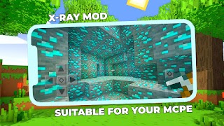 X Ray Mod for Minecraft PE ảnh chụp màn hình 4