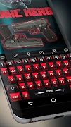 Comic Hero Keyboard الملصق