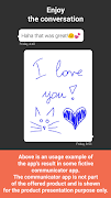 برنامه‌نما Handwritten Messages, MMS عکس از صفحه