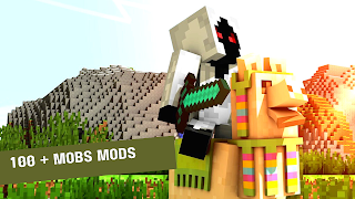 100+ Mobs Mods for Minecraft captura de pantalla 5