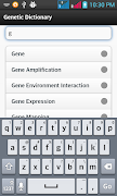 Genetics Dictionary screenshot 1