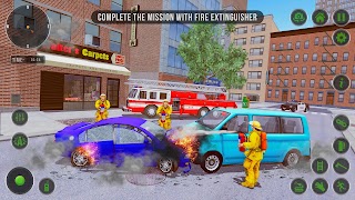 Fireman Sim: firefighter games screenshot 4