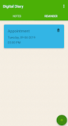 برنامه‌نما Digital Diary - Notes, Reminde عکس از صفحه