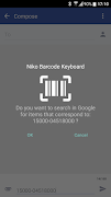 Barcode & QR code Keyboard 截图 3