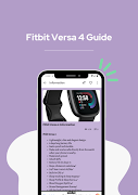 Fitbit Versa 4 Guide скриншот 4