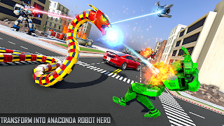 Anaconda Robot Car Robot Game imagem de tela 4