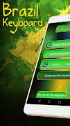 Brasilien Tastatur Plakat
