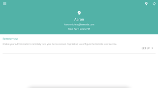 Hexnode UEM for Android TV ảnh chụp màn hình 1