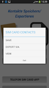 Save-Export Contacts ảnh chụp màn hình 2