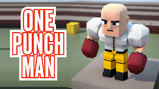 One Punch Man Mod in Minecraft 포스터