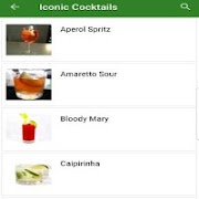 برنامه‌نما My Cocktail Bar Guide عکس از صفحه