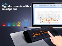 برنامه‌نما FoneSign عکس از صفحه