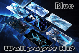 Blue Wallpaper capture d'écran 1