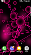 Molecules 3D Live Wallpaper captura de pantalla 3