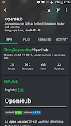 OpenHub for GitHub syot layar 3