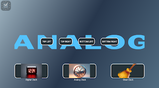 Poster Floating Clock TV