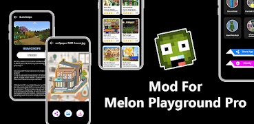 برنامه‌نما Mods for Melon Playground عکس از صفحه