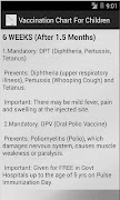Children Vaccination Chart screenshot 2