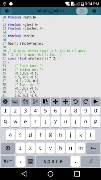 Mobile C { C/C++ Compiler } screenshot 1