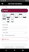 برنامه‌نما QR Code Generator with Logo |  عکس از صفحه
