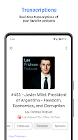 Podcast Scribe - AI Companion ảnh chụp màn hình 1