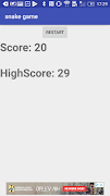 snake game اسکرین شاٹ 1