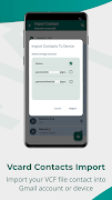 3 Schermata Vcard Import Export
