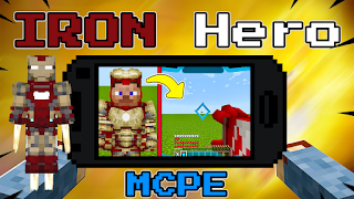 Iron Man Mod Minecraft 포스터