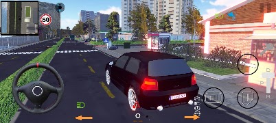 Golf Car Sim Plakat